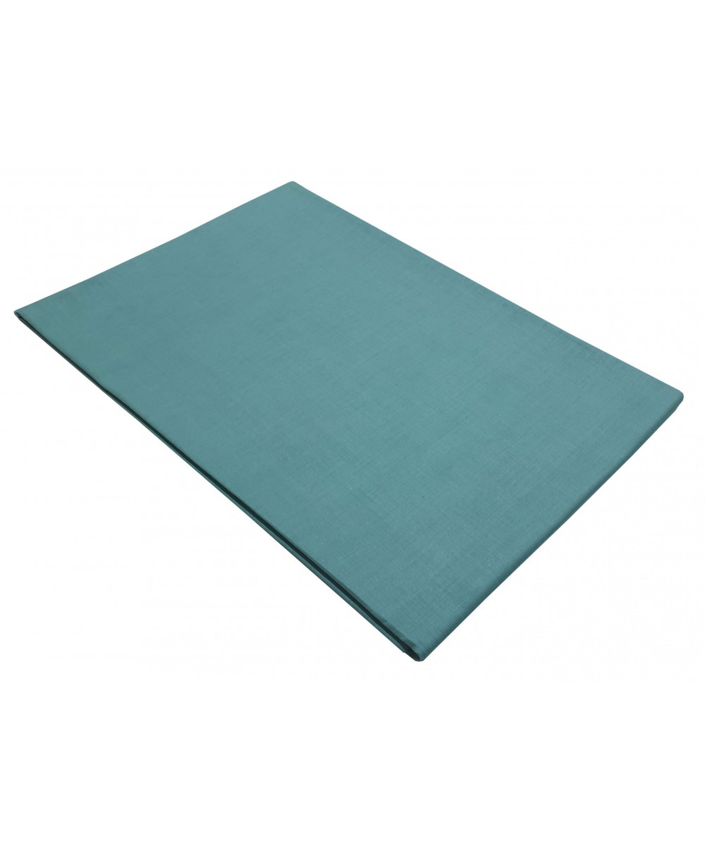Bed sheet KOMVOS Petrol monochrome Semi-double with elastic 120x200 20