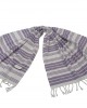 Beach Towel Pareo KOMBOS two-sided Purple Stripes 90x180