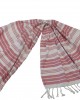 Beach Towel Pareo KOMBOS two-sided Red Stripes 90x180