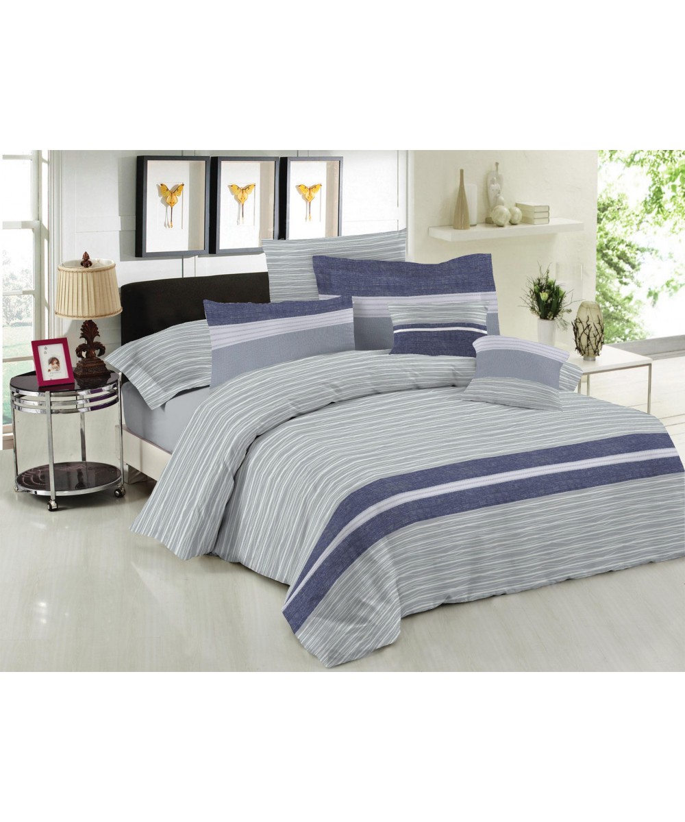 Le Blanc Premium Cotton 100% Brooklyn Ice Sheet Set Single 170x270