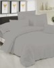 Sheet set Le Blanc Premium Cotton 100% Dark Gray Single with elastic 100x200 33