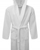 Μπουρνούζι ΚΟΜΒΟΣ Πετσετέ με κουκούλα 400gr/m2 100%  Cotton  White Medium