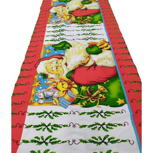 Tablecloth Runner 45X150 KNOT Santa Claus