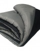 KOMBOS Microfiber Quilt Dark Gray - Black Single 160x240