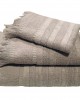 Le Blanc Jacquard Penne Towel 550gr/m2 PAROS Gray Hand 30x50
