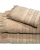 Le Blanc Jacquard Penne Towel 550gr/m2 PAROS Beige Hand Towel 30x50