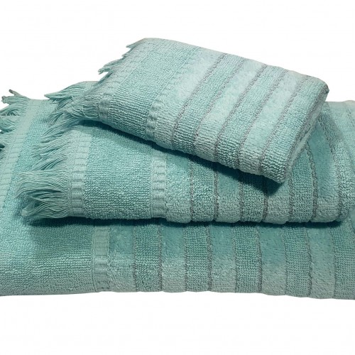 Le Blanc Jacquard Penne Towel 550gr/m2 PAROS Mint Hand Towel 30x50