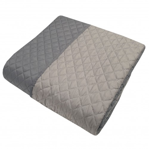 Blanket Le Blanc Microfiber ULTRASONIC 90gr/m2 NEW WITH RELIE GRAY - LIGHT GRAY Super Super Double 240X260