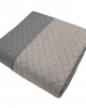 Blanket Le Blanc Microfiber ULTRASONIC 90gr/m2 NEW WITH RELIE GRAY - LIGHT GRAY Super Super Double 240X260