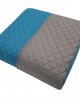 Blanket Le Blanc Microfiber ULTRASONIC 90gr/m2 NEW WITH RELIE GRAY - PETROL Super Super Double 240X260