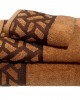 Le Blanc Jacquard Penne Towel 550gr/m2 MYKONOS Beige Hand Towel 30x50