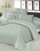 Sheet set KOMBOS Cotton Line Printed Montana Olive Extra double with rubber 170x200 22