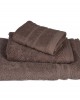 Towel Set 3 pcs KOMBOS Penny 500g/m2 Brown (40x60, 50x90, 75x145)