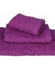 Towel Set 3 pcs KOMBOS Penny 500g/m2 Purple (40x60, 50x90, 75x145)