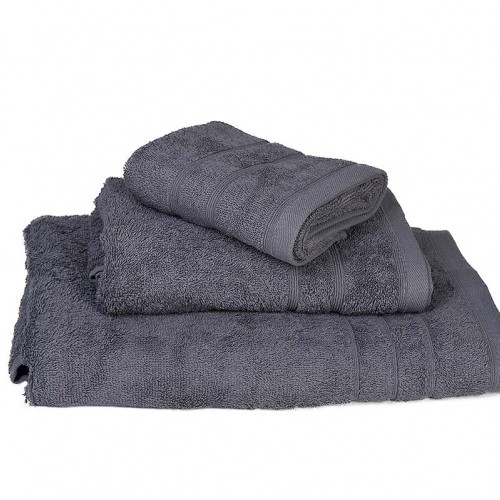 Towel COMBOS Penny 500g/m2 Grey Body 75x145