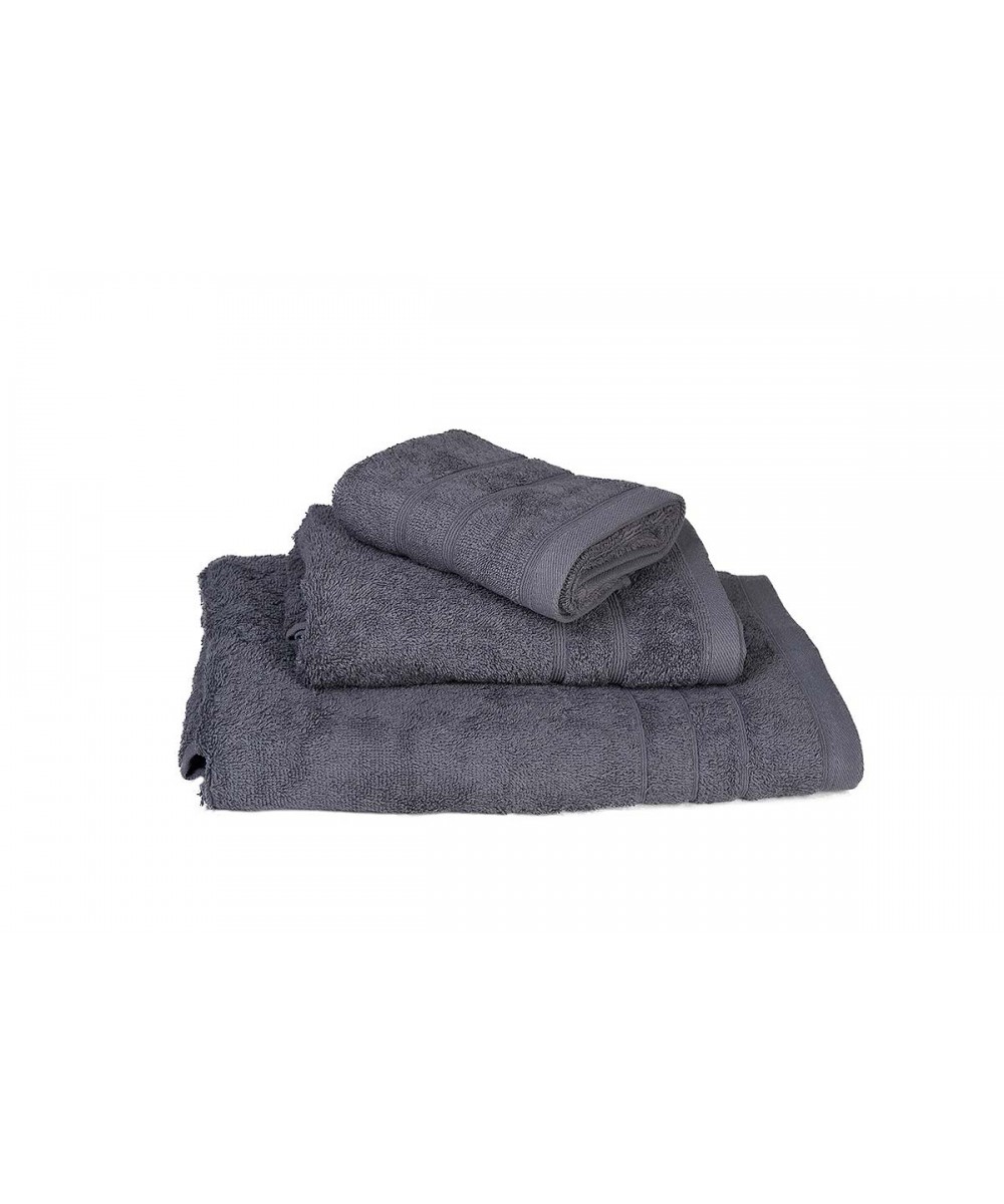 KOMBOS Pennie towel 500g/m2 Gray Face 50x90