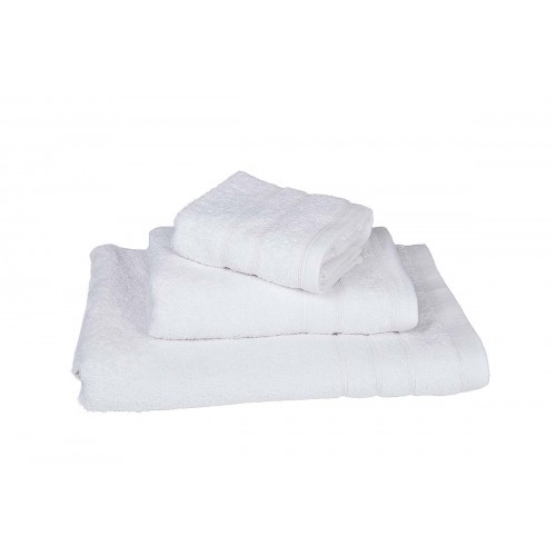 Πετσέτα ΚΟΜΒΟΣ Πεννιέ 500γρ/μ2 Λευκό Προσώπου 50x90
