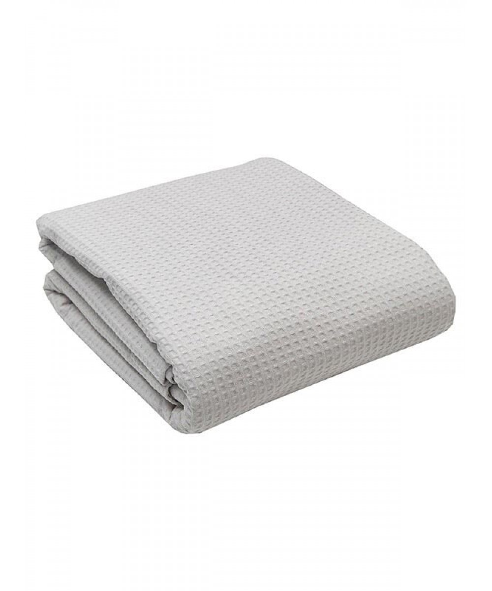 Pique Blanket Super Double Hotel Sanforized Gray 230X265 - 7000008602-2