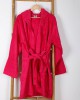 Mini Fuxia bathrobe