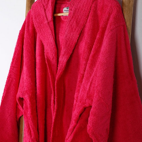 Mini Fuxia bathrobe