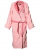 Pink embroidered bathrobe