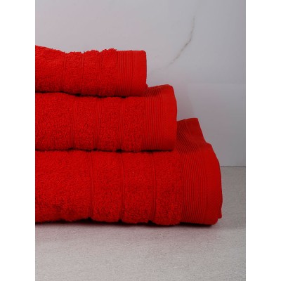 Πετσέτα Προσώπου 50Χ90 Χίμπουρι 21 Red