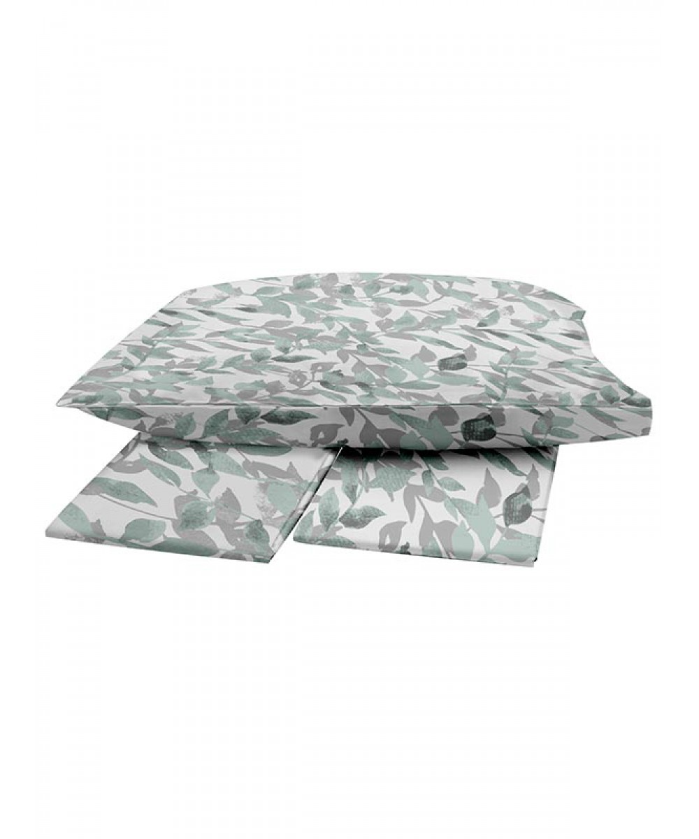 Παπλωματοθήκη Menta Εμπριμέ 050 Grey Υπέρδιπλη (230x250)