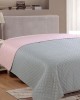 Fiber Gray/Pink Single Blanket (160x220)