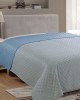 Fiber Gray/Blue Super Double Blanket (220x240)