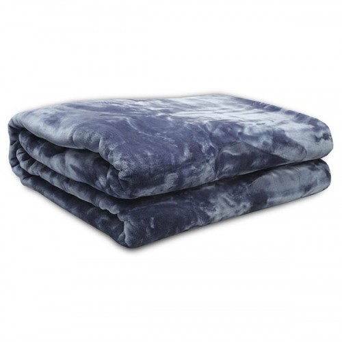 Velvet blanket Iris Blue Super double (220x240)