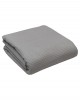 Cotton pique blanket Dark Gray Extra double (230x265)