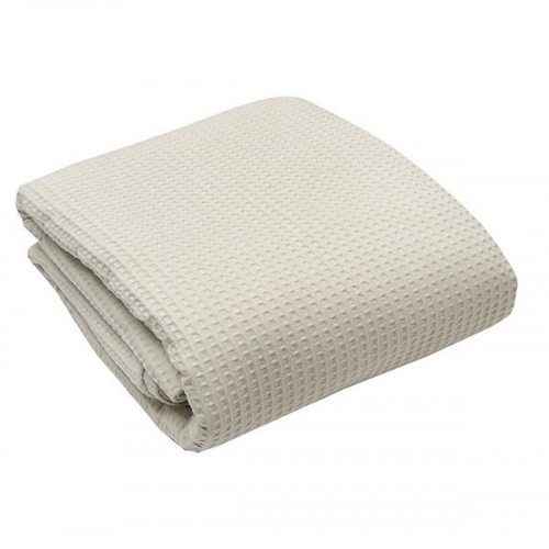 Cotton pique blanket Beige Moni (165x265)