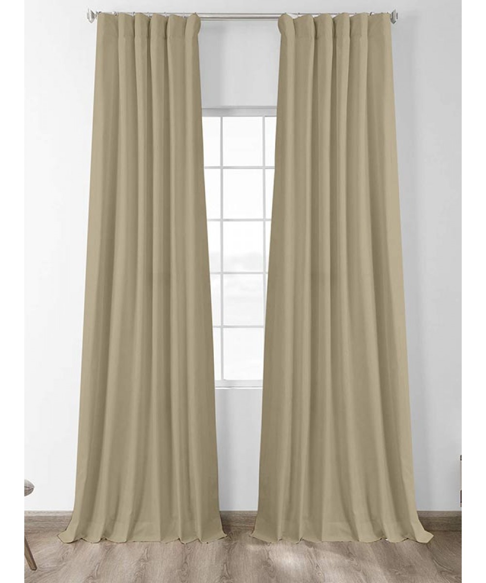 Blackout curtain Beige 150x280