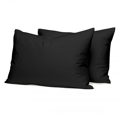 Pillowcases Cotton Feelings 111 Black 50x70