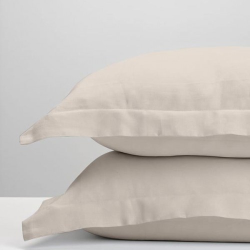Cushion covers Oxford Satin Beige 50x70