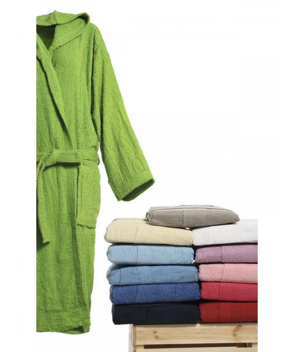 Green XLarge colored bathrobe