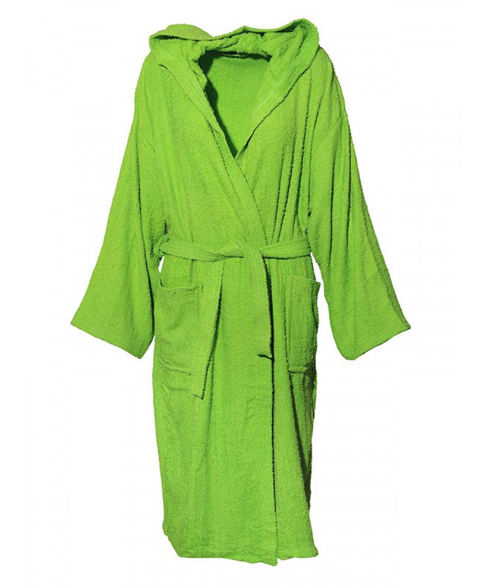 Green XLarge colored bathrobe