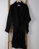 Sato Black Large bathrobe