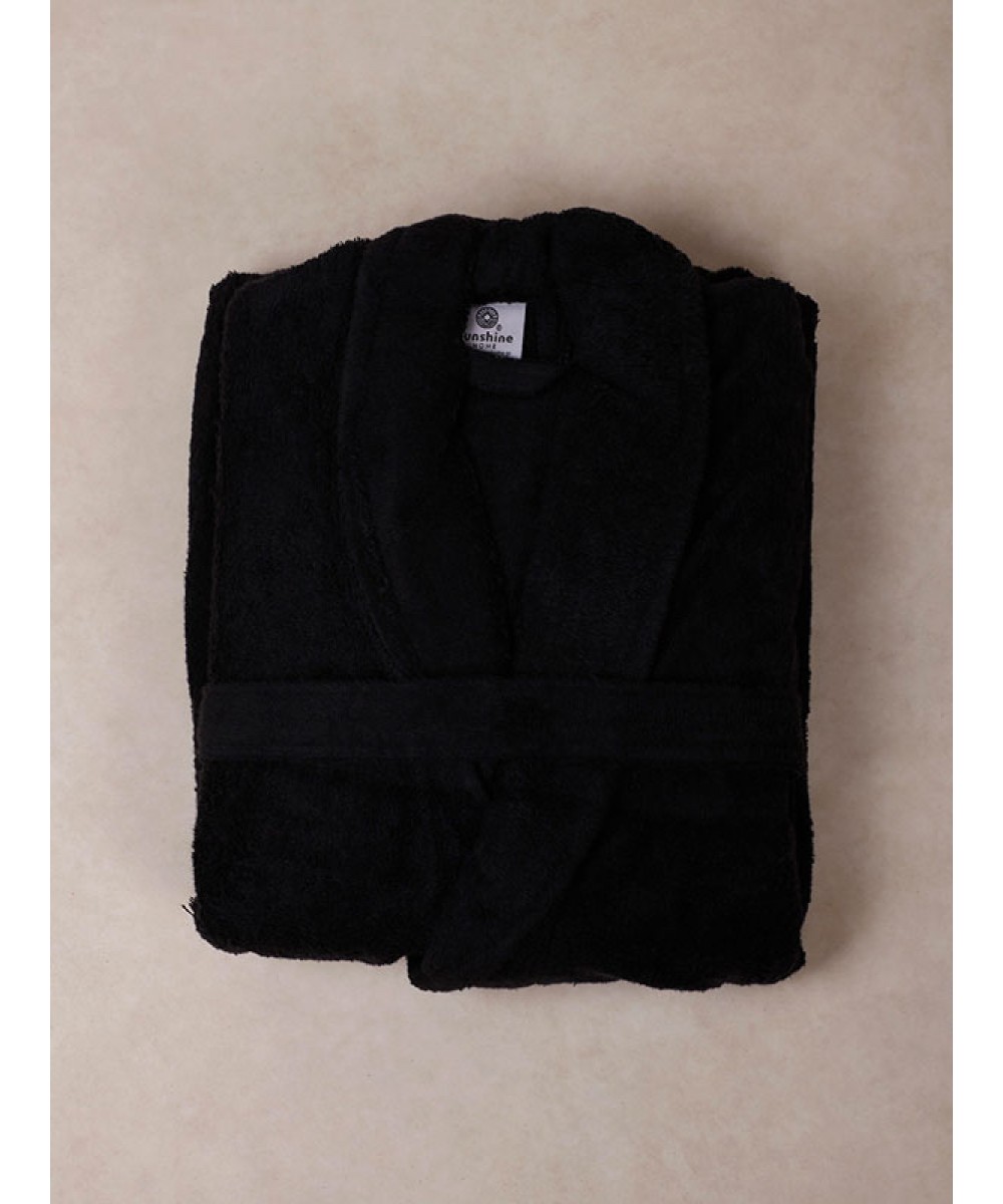 Sato Black Large bathrobe