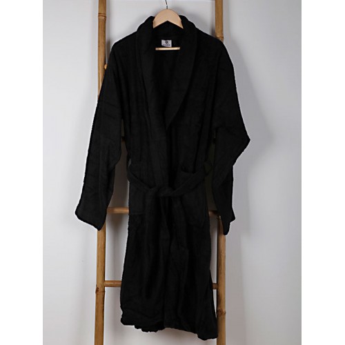 Sato Black Medium bathrobe