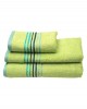 Stripes Light Green Face Towel (50x100)
