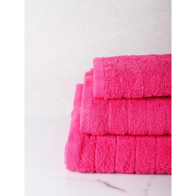 Combed towel Dory 14 Fuchsia Set of 3 pcs.