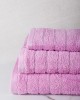 Combed towel Dory 16 Lila Set of 3 pcs.