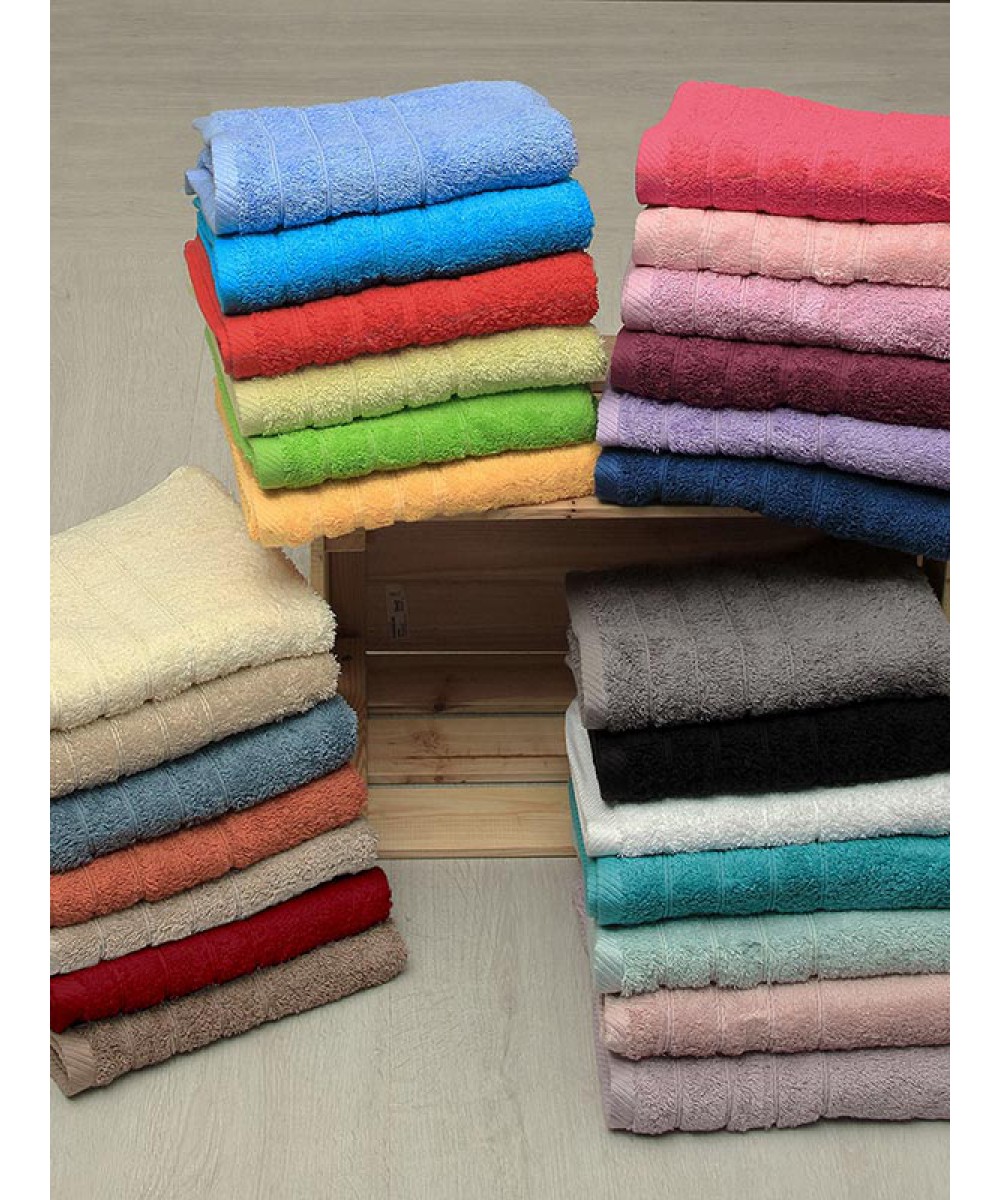 Combed towel Dory 16 Lila Set of 3 pcs.