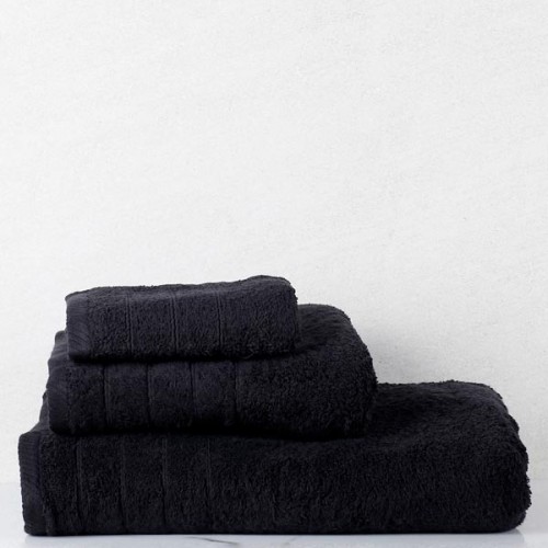 Combed towel Dory 21 Black Set of 3 pcs.