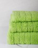 Combed towel Dory 5 Green Set of 3 pcs.