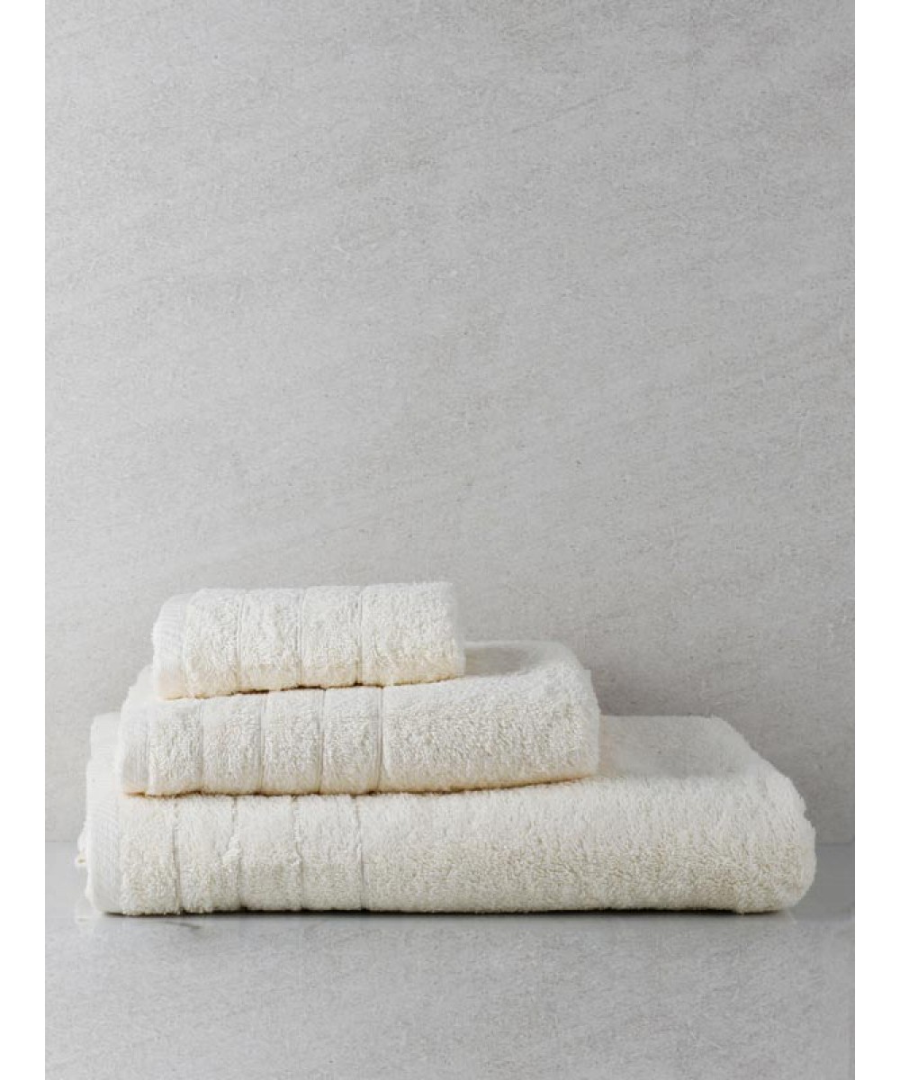 Combed towel Dory 7 Ecru Set of 3 pcs.