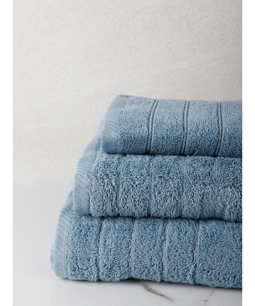 Combed towel Dory 9 Aqua Set of 3 pcs.
