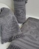 Crochet Towel 5 Dark Gray Face (50x90)