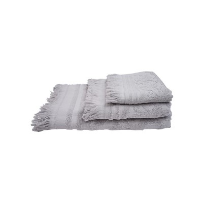 Πετσέτα Κρόσι 6 Light Grey Προσώπου (50x90)